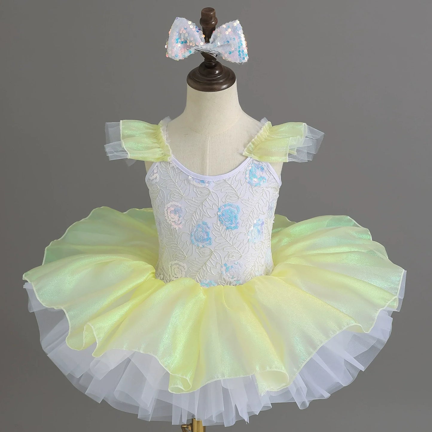 Children's Day Dance Dress Girl Ballet Princess Summer Dresses Girls Ballet Sequins Outfit Kids Clothes Vestidos Birthday Gift