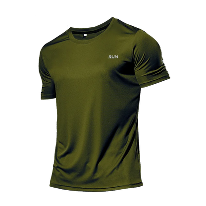 Men Long Sleeve Sport T-shirt Quick Dry Running Shirt Breathable Anti-sweat Top Gym T Shirt Men Fitness Gym Clothing Men 2023