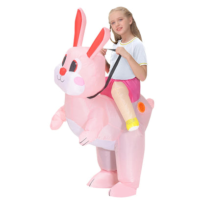 Kids Child Dinosaur Inflatable Costume Unicorn Dress Suits Anime Purim Halloween Party Cosplay Costumes for Boys Girls