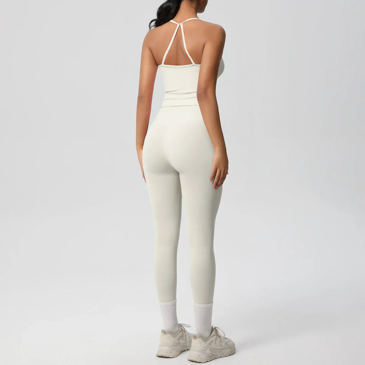 2PCS Yoga Set Nude Feeling Workout Sets Women Tracksuit Gym Push Up Fitness Running Workout Sportwear Sport Bra Leggings Suit