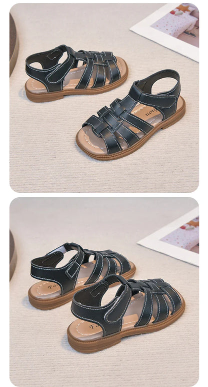 2026 Summer New Kids Sandals for Boys Girls Unisex Fashion Open Toes Candy Colors Children Beach Shoes Anti-skid Breathable Hot