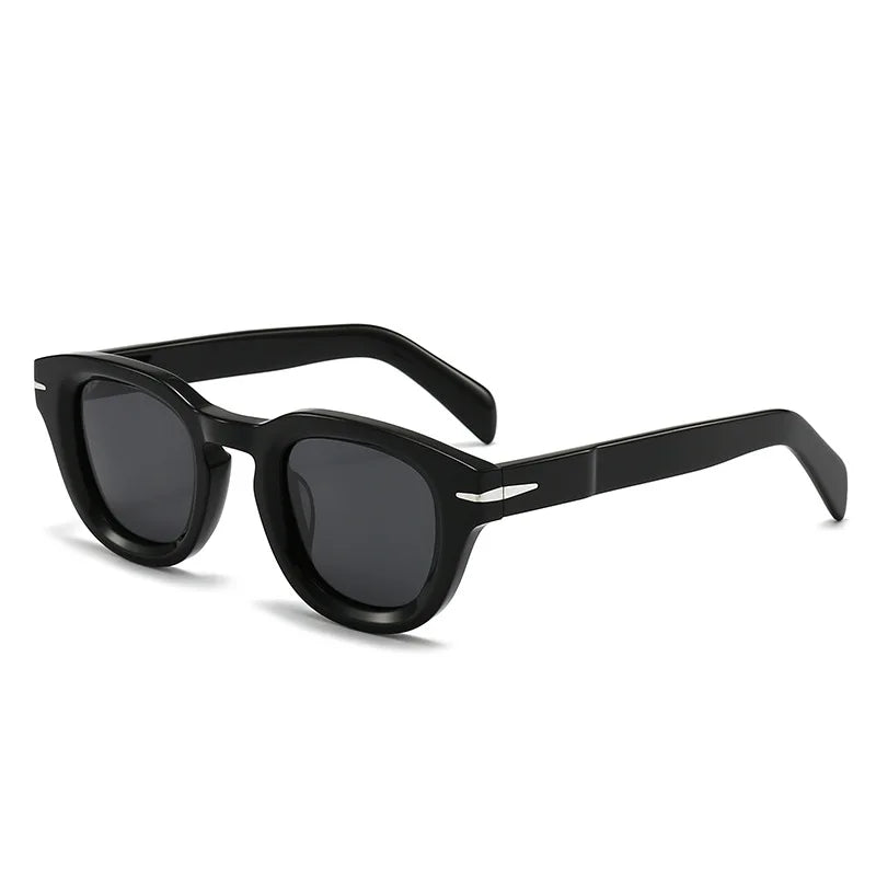 Fashion Thick Plate Acetate Lunette De Soleil Homme Retro Square Frame Personality Polarized Sunglasses Sunglasses Woman 2025
