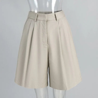 Straight-leg Pants 2026 Summer Shorts Temperament Casual Versatile Loose and Thin Five-point Suit Shorts