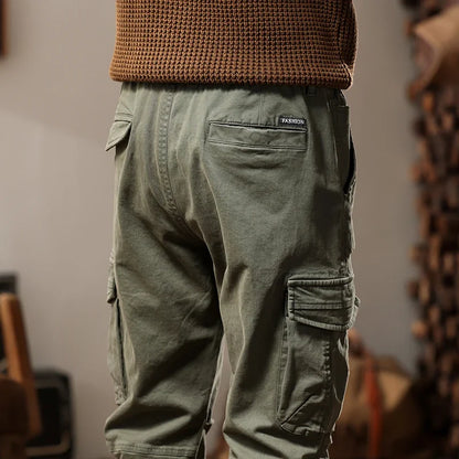 New Men Fashion Military Cargo Army Pants Slim Regualr Straight Fit Cotton Multi Color Camouflage Green Yellow Trousers BL7606