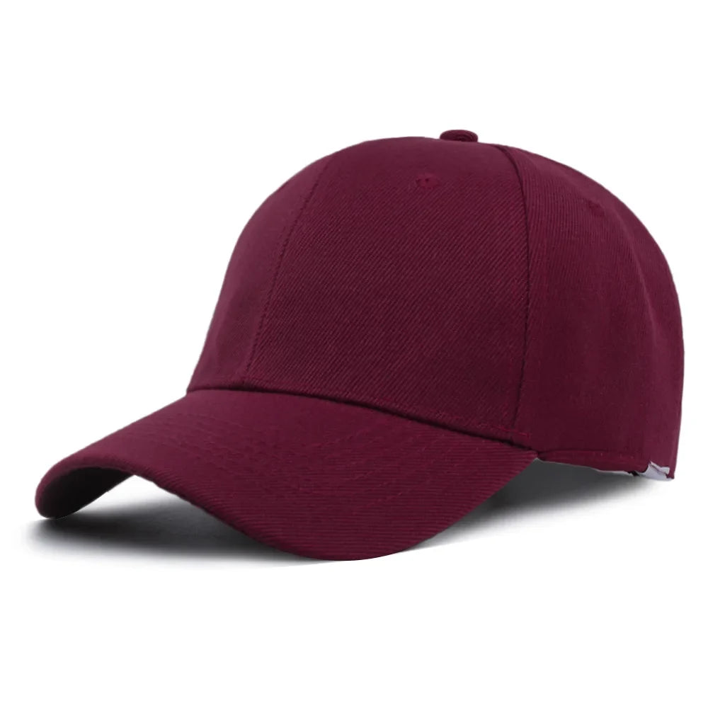 Men Women Multiple Colour Baseball Cap Peaked Cap Solid Color Adjustable Unisex Spring Summer Dad Hat Shade Sport Baseball Hats