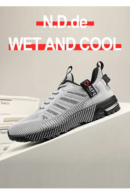 Men Running Shoes Breathable Outdoor Sports Shoes Lightweight Sneakers for Men Comfortable Athletic Training Footwear