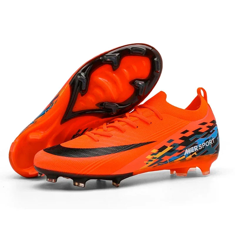 New Men Soccer Shoes Sport Grass Cleats Unisex Non-Slip Match Adult Ultralight Outdoor Football Boots Comfortable High-quality