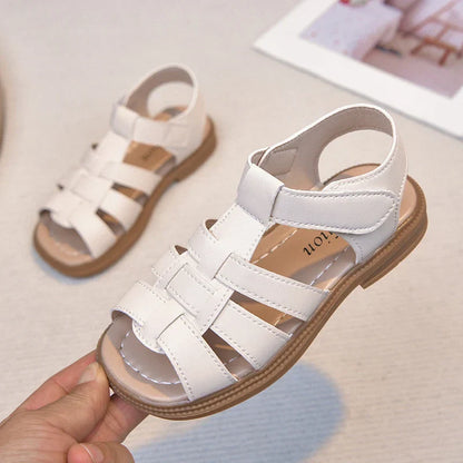 2026 Summer New Kids Sandals for Boys Girls Unisex Fashion Open Toes Candy Colors Children Beach Shoes Anti-skid Breathable Hot