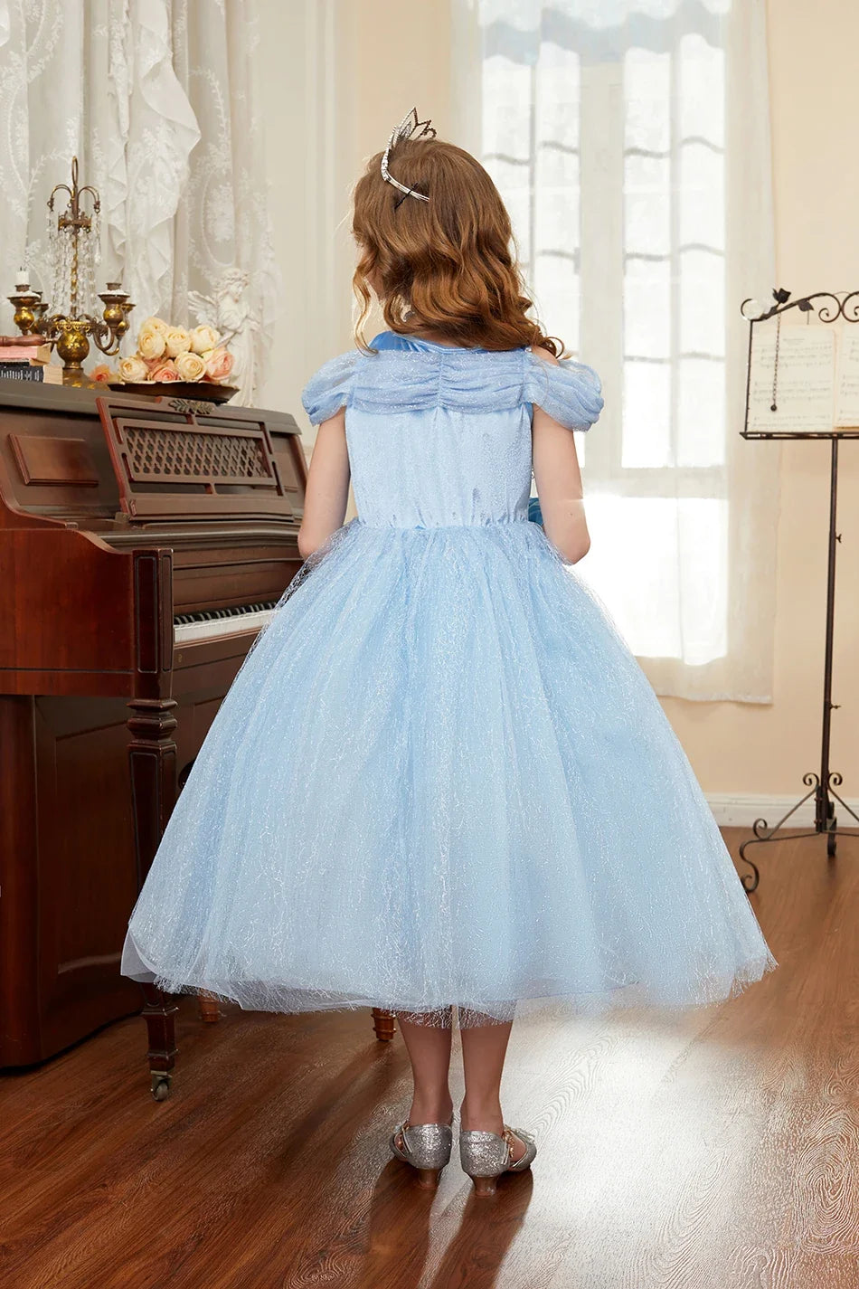 Children Princess Clothing Kids Elsa Anna Cinderella Rapunzel Party Cosplay Dresses Little Girls Christmas Halloween Dress Up