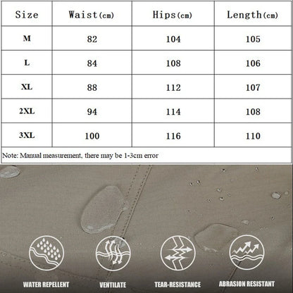 Tactical Pants Men's Training Pants Multi-Pocket Cargo Pants Waterproof Quick Dry Man Trousers Outdoor Fishing Jogger Pant Male