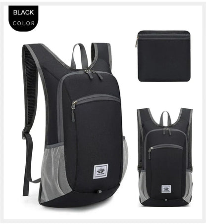 Portable Foldable Backpack,Men Women Ultralight Folding Bag,Outdoor Climbing Cycling Hiking  Knapsack Travel Daypack