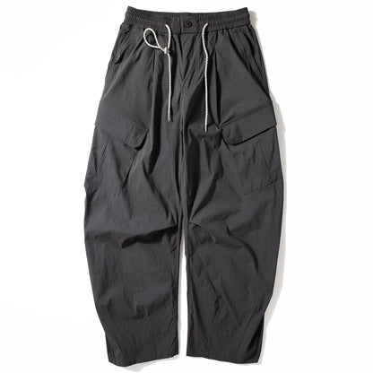 Unisex Outdoor Quick Dry Lightweight Techwear Hiking Cargo Pants Loose Fit Casual Sports Spring Summer Thin Long Pants Trendy