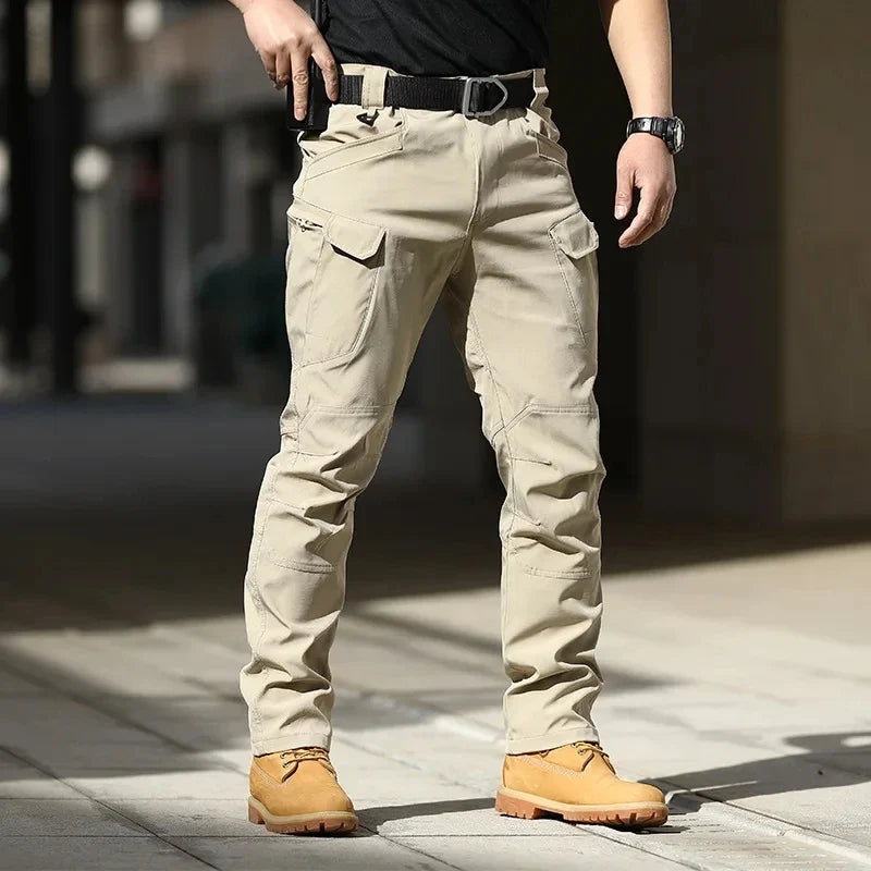 2024 New Summer Tactical Cargo Pants Casual Trousers Men Wear-resisting Multi-Pockets Quick Dry Outdoor Hiking Work Trousers Men