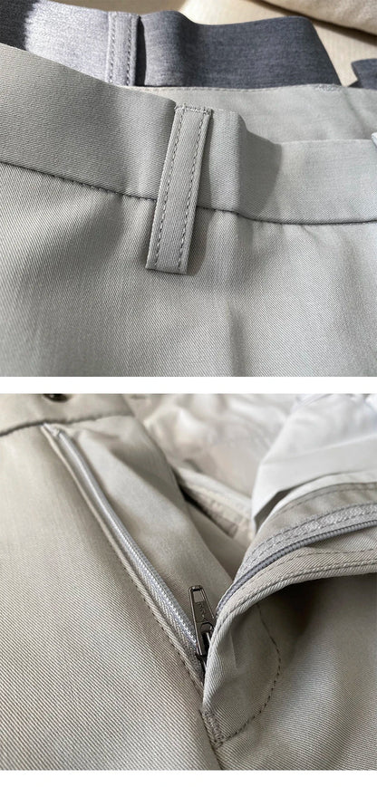 Summer Light Thin Men's Suit Pants 2026 New High Quality Men Formal Business Office Social Solid Color Slim Fit Casual Trousers