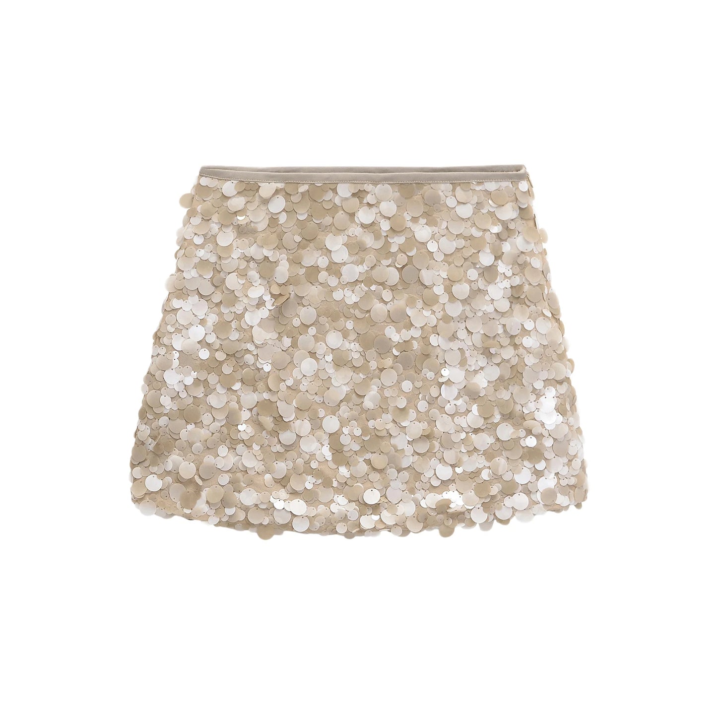 2025 New Collection Women Y2K Mini Skirt Bling Soild Sequin Skirt Slim Fit Summer Bodycon Skirt Clubwear for Bar Party