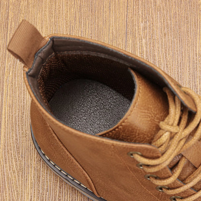 Men Ankle Boots 2024 fashion comfortable brand boots leather #637