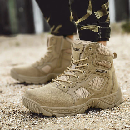 2024 Casual Sneaker Men's Desert Boots Ankle Boots Windproof Sports Shoes Outdoor Hiking Mountaineering Work Safty Shoes