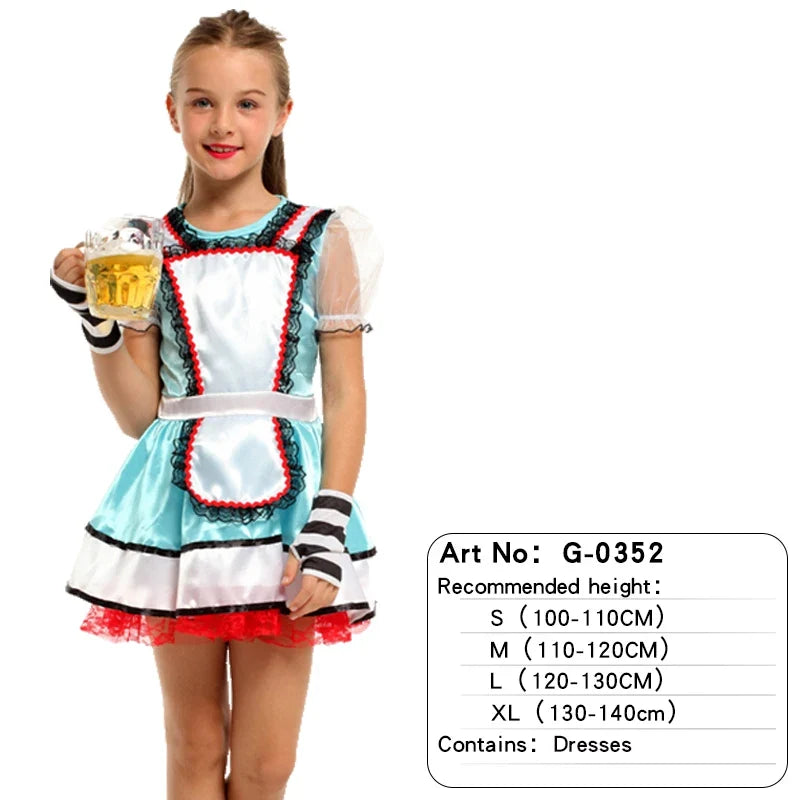 Children's Halloween costumes Girl animal insects dress up to perform bee Polka order ladybug beer show costumes
