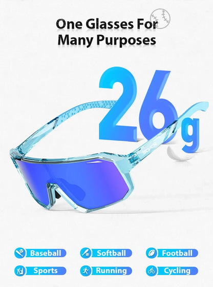 Boys Bike Sunglasses Child Cycling Glasses for Kids UV400 Girls Small Size Glasses Fashion Outdoor Sports Protection 2026