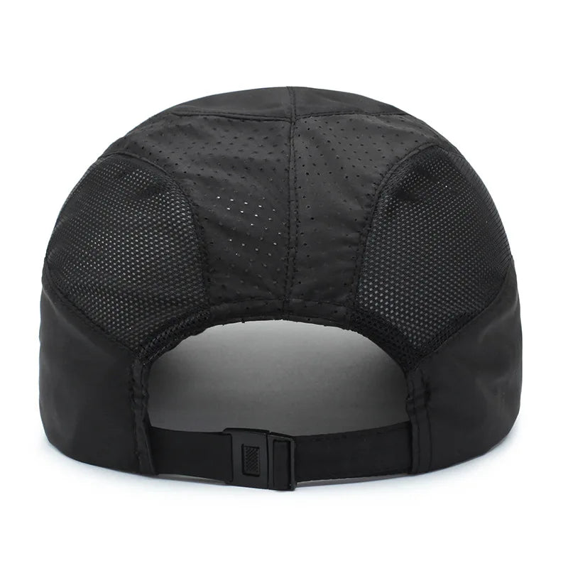 Quick Drying Adjustable Baseball Cap - Breathable Sun Protection For Outdoor Golf Fishing Running Sports