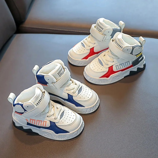 Children Fashion Soft-soled Anti-slippery Sneakers Kids Trend Fashion Basketball Shoes Boys Casual Sport Shoes Kids Tennis Shoes