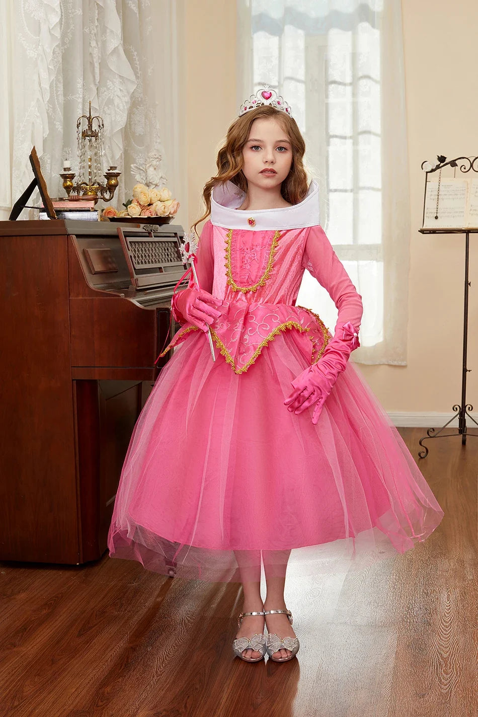 Children Princess Clothing Kids Elsa Anna Cinderella Rapunzel Party Cosplay Dresses Little Girls Christmas Halloween Dress Up