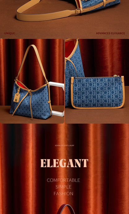 Fashion Classic Retro Women's New Shoulder Bag Business Office Letter Small Bag Accessory Design Shoulder Bag