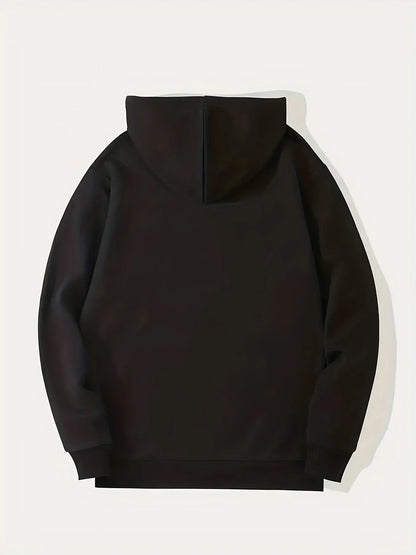 College style sports hoodie innovative fashion letter print autumn and winter plus fleece hoodie suitable for men and women