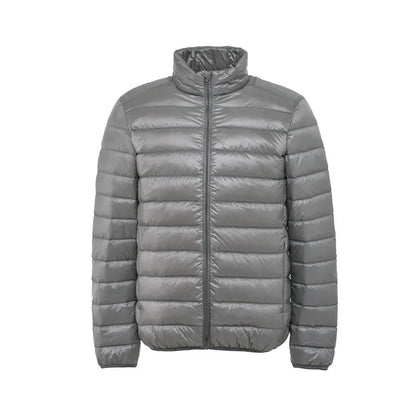2025 0-10℃ Autumn Fashion Men's Ultra Light Duck Down Jackets Winter Feather Padded Puffy Coat Portable Warm Quilted Outerwear