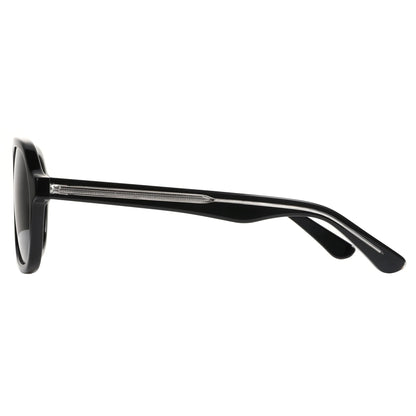 Acetate Pilot Polarized Prescription Sunglasses For Women Double Bridge UV400 Myopia Protection Grade Shade