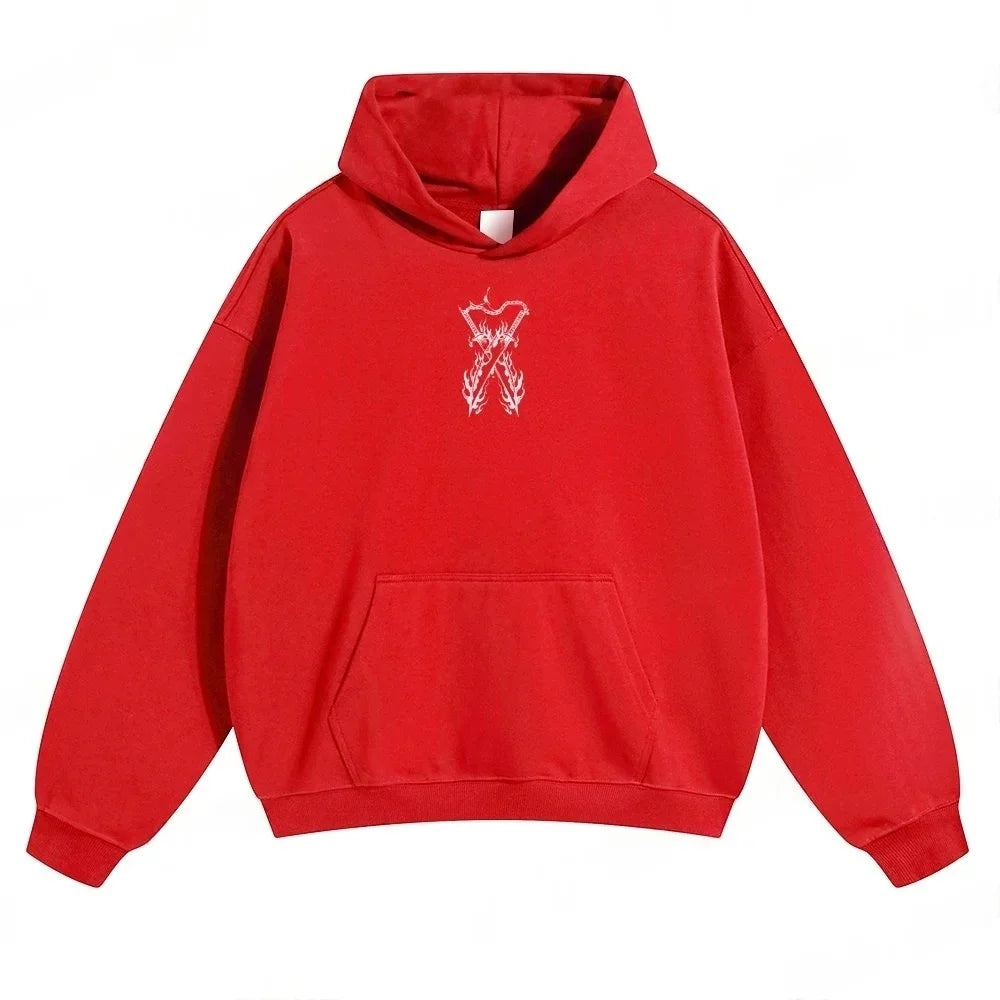 Demon Slayer: Kimetsu no Yaiba Men Hoodie Sweatshirt Tengen Uzui Anime Spring Autumn Boy Long-sleeved Parent-child Outfit