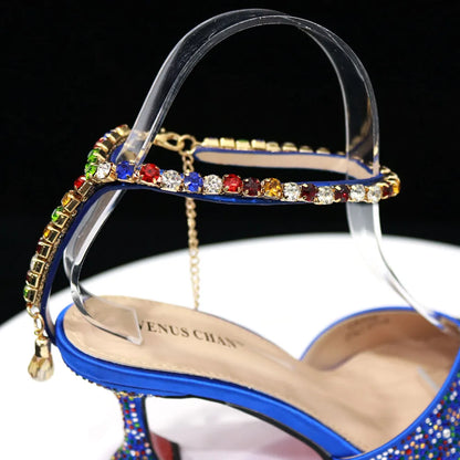 New Arrival Fashion Style Pointed Shoes Bag Soft Handle Bag Anklet Design Medium Heel Ladies Shoes Suitable for Wedding Party