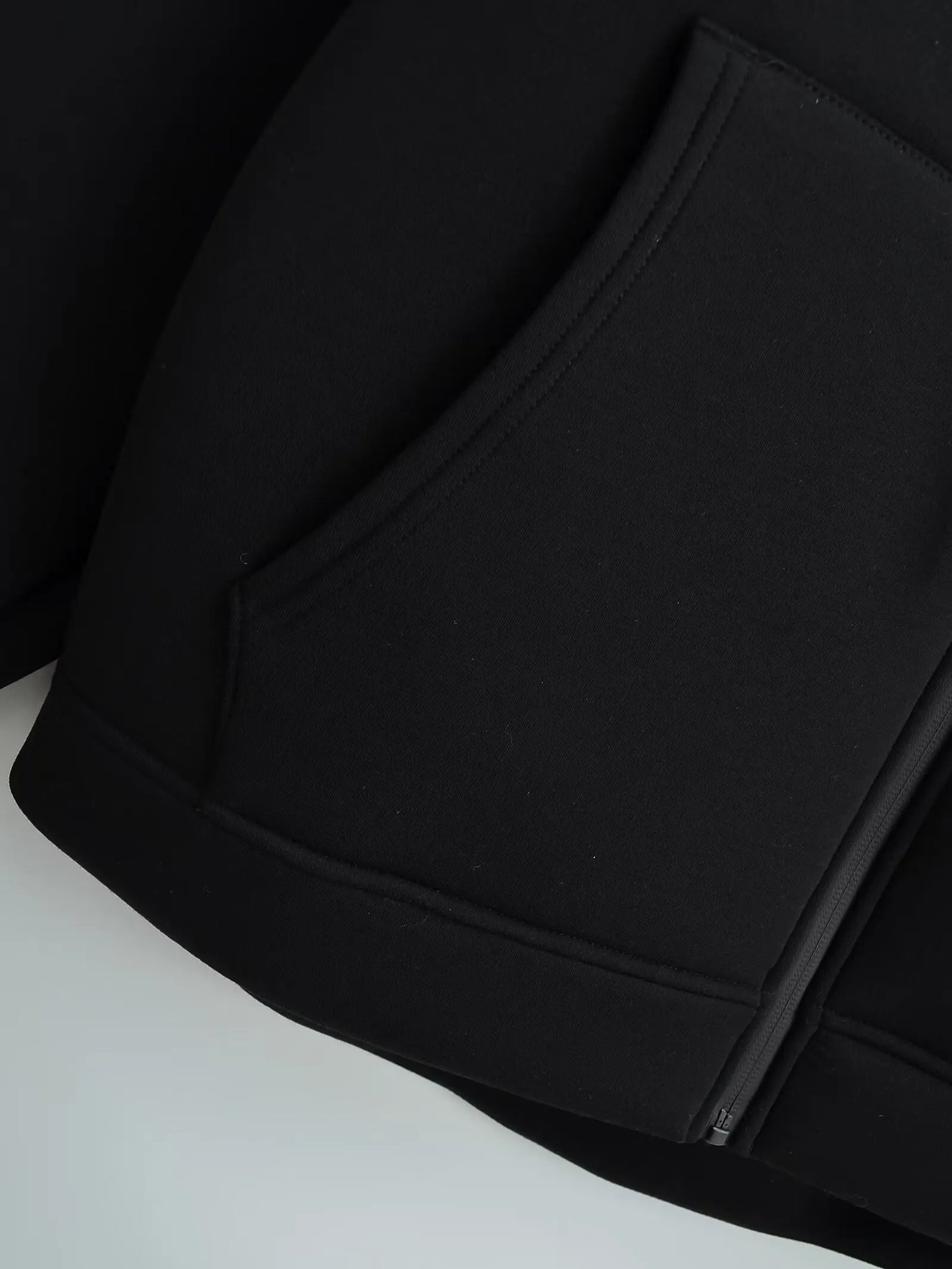 2026 Casual Women's Soild Zipper Hoodie Long Sleeve Big Pocket Zipper Jacket With Hood Female Loose Outerwear Coat Tops