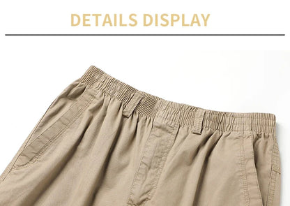 95%Cotton Men's Cargo Pants Summer Work Wear Spring New In Large Size Casual Climbing Joggers Sweatpants Hombre Autumn Trousers