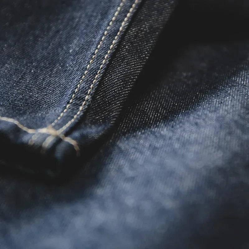 Retro Denim Wash Baggy Men's Jeans Wide Leg Tapered Pants Fashion Casual Streetwear Jean Straight Elastic Men Trousers