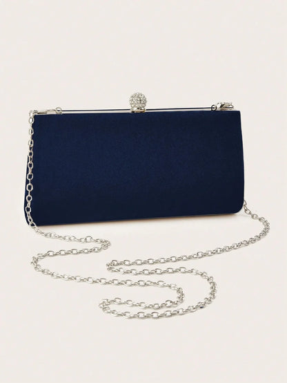 Fashionable, elegant, sparkling rhinestone women's clutch, evening bag, party bag, exquisite and charming ball banquet bag.