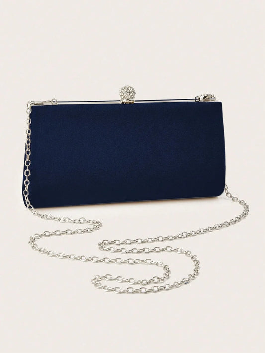 Fashionable, elegant, sparkling rhinestone women's clutch, evening bag, party bag, exquisite and charming ball banquet bag.