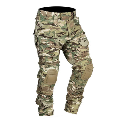 2025 Tactical Pant Combat Pants with Knee Pads Sport Trousers Camo Training Hunting Cargo Pants Men Multicam Clothing Breathable
