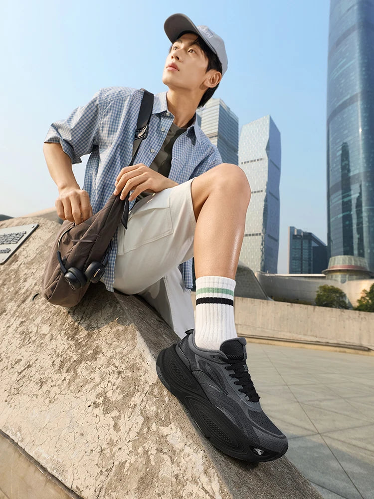 6.0 New Men's Running Shoes Stable Soft Lightweight Wear-resistant Comfort Shock Absorb Sneakers 672622201