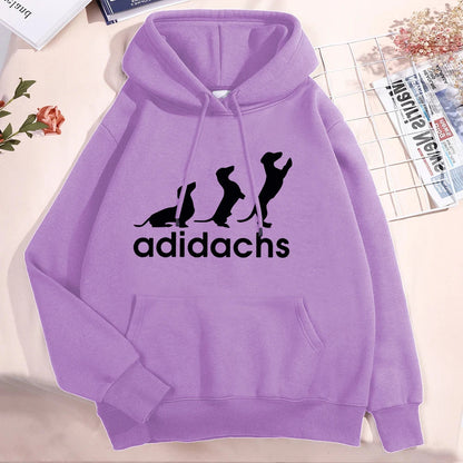 New Dachshund Dog Lover Printed Pullover Fashion Women Men Hoodies Dachshund Long Sleeve Casual Hooded Sweatshirt