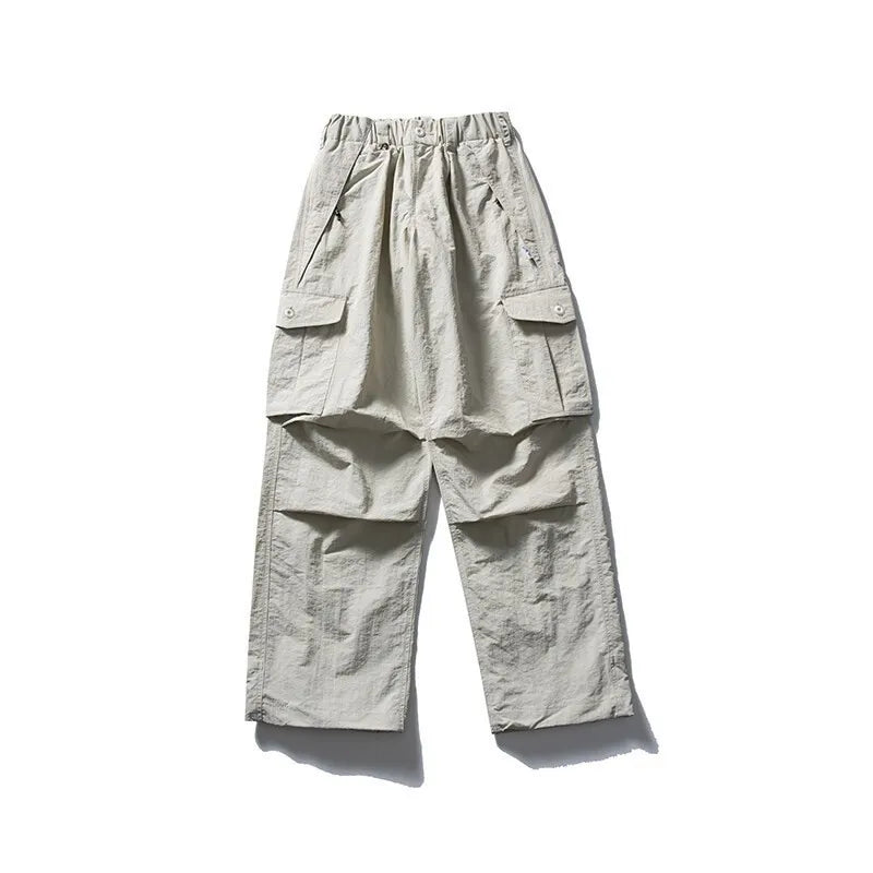 Ultra Loose Lightweight Outdoor Functional Pants Men Women Waterproof Quick Dry Techwear Wide Leg Cargo Pant Track Trouser
