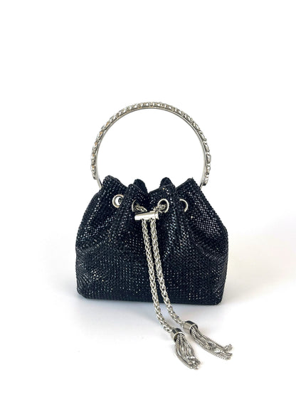 Dinner bag Handle Shining Rhinestones Evening clutch Bag Sparkling, Elegant, Exquisite Dinner Party Handbag party wedding Bag
