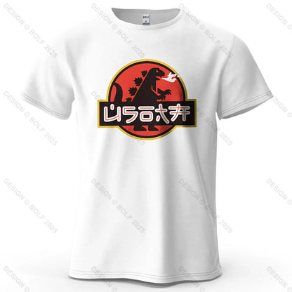 Japan Printed Men's T-Shirt 100% Cotton Oversized Harajuku Graphic Tees for Women Tops Tees Casual Streetwear
