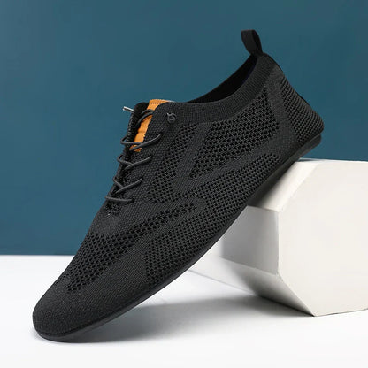 Summer Men Shoes Mesh Flat Outdoor High Quality Walking Shoes Comfortable Lace Up Breathable Non Slip Casual Man Shoe