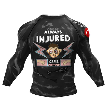 Polyester Sublimation High Elastic Bjj Rash Guard No Gi MMA  Jiu Jitsu Fighting Grappling Compression Shirt OEM Gym Fitness Tops