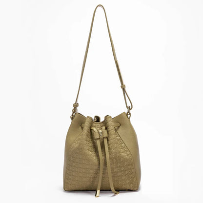 Women's Top Handbag Pink Drawstring Bucket Bag Graduation Gift