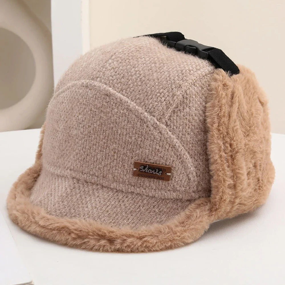 Russian Hat New Thick Warm Winter Htas for Men Women Fleece Lined Riding Hat Male Female Snow Ski Earflap Cap Bomber Hat