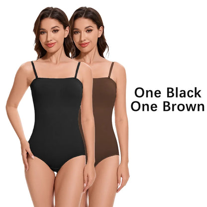 Slimming Strapless Bodysuit Off Shoulder Women Shorts Shapewear Tummy Control Body Shaper Sexy Fajas Underwear Bodysuits