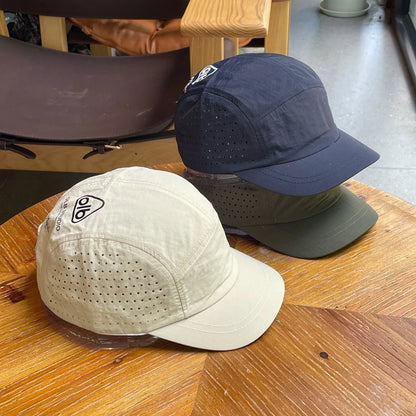Quick Dry Short Brim Baseball Cap Men Women Lightweight Breathable 5 Panel Hat Outdoor Sports Running Cycling Camp Cap Gorras