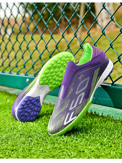 New Men's Football Boots Turf Comfortable Soccer Shoes Sport Ultralight Fg Grass Cleats Futsal Non Slip Indoor Adult Non-Slip
